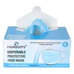 FAIRBIZPS Face Mask 3 Ply Mask for Men Women & Children Blue, FA_20-image-60
