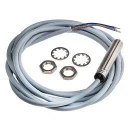 RS PRO Inductive Barrel-Style Proximity Sensor M12x1 3 mm Detection PNP 10-30 V DC, 208184-26