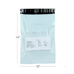 Jflexy (10X14+2 inch) 51 Micron Without Pod Plain Packaging Courier Bag Pack of 1000-97