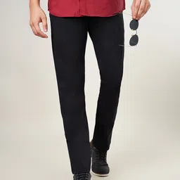 Peregrine by Pantaloons Men Slim Fit Trousers-picture-13