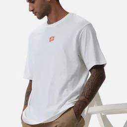 WROGN Men Typography Printed Round Neck Cotton T-shirt-image-31