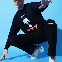 GRIFFEL Men Printed Tracksuit image 2