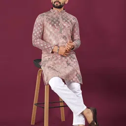 ATOXIC Men Pink Kurtas-picture-25