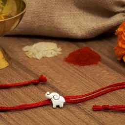 Meenakari Heritage Jewellery Thread Rakhi-37