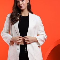 Stylecast X Kotty Women Notched Lapel Single-Breasted Blazer-image-18