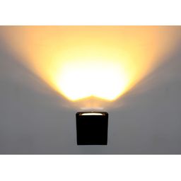 KINIS Black & Yellow Acrylic Abstract Shaped Shaped Wall Lamp-18