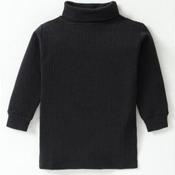 Bodycare Full Sleeves Anti Bacterial Solid Color Thermal Vest- Black-image-41