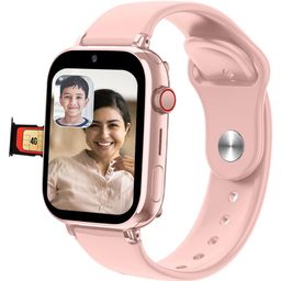 Sekyo Magic Pro Calling Smartwatch for Kids | GPS | 4G | Voice/Video Call | Pedometer Smartwatch - Pink-22