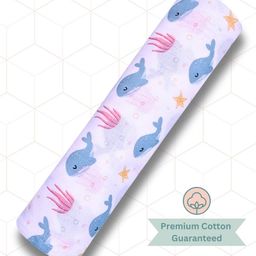 LazyToddler Multipurpose Swaddle Wrap 100% MuslinSingle Pc Fish Print- Multicolour-10