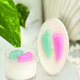 PROKART White & Pink 2 pieces Jar Candle-image-78