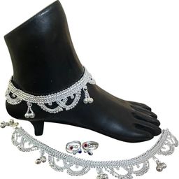 Alloy Silver Silver Jewellery Set (Pack of 1)-image-91