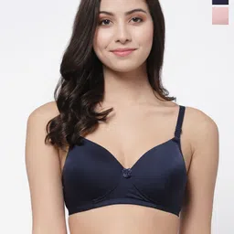 College Girl Pack Of 2Full Coverage Lightly Padded Underwired Push-Up Bra-24