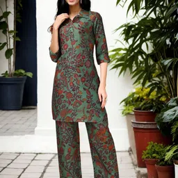 Moda Rapido Women Floral Printed Regular Kurta with Palazzos-image-15