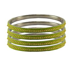 Vidhya Kangan Green Brass Bangles-image-64