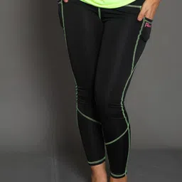 Deevaz Striped Comfort Tit Active Ankle-Length Gym Tights-41