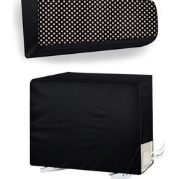 The Furnishing Tree Black Printed Air Conditioner Cover-picture-1
