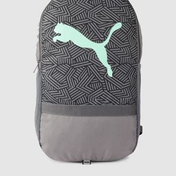Puma Unisex Grey Graphic Beta Backpack-image-6