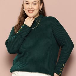 Sztori Plus Size Knitted Pullover-image-61