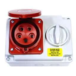 Sibass Electric Interlock Switch with CE Mark 32 A 5 Pin and IP 44 Rating, SE-895A-24