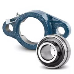 NBC Flange Ball Bearing Unit, Inner Dia 45 mm, Flange Width 108 mm, UCFL209-28
