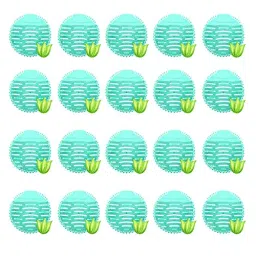 Zureni Urinal Pot Mat Anti-Splash Deodorizer Spatter Natural Breeze Fragrance For Bathroom and Restroom, ZU-UP-18-1 (Pack of20)-24