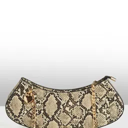 THESTO Animal Textured PU Structured Shoulder Bag image 2