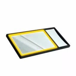 JCBL Vanitify Makeup HD Mirror with 5X Support & 3 Shade Rechargable Lights Black-46