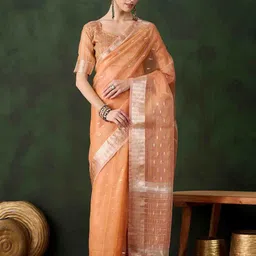 DIVASTRI Woven Design Zari Kanjeevaram Saree-image-82