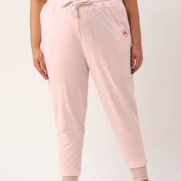 Rute Women Plus Size Pink Joggers-image-48