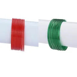 SOMIL Red Alloy Bangle-image-83