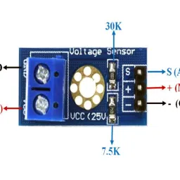 Voltage Detection Sensor Module 25V image 3
