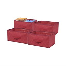 Aura Maroon Set of 4 Regular Drawer Organiser Organisers-66