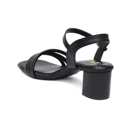 ZENVO Open Toe Backstrap Block Heels image 3