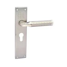 Harrison Vat Brass Satin Chrome Finish Mortise Handle Set, 01522-45