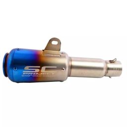 RA Accessories Black SC Project Long Silencer Exhaust for Ducati Multistrada 1200 Sport-image-19