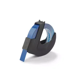 DYMO Blue 3/8x12 inch, 1-Carded Glossy Vinyl Embossing Labeller Tape, DYM520106-24