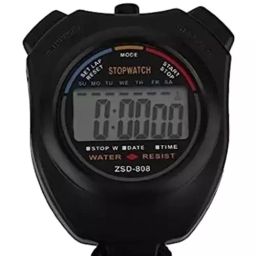 generic Real Instruments Digital LCD Stop Watch for Sports Watch Running Fitness Timer Counter Alarm Clock Black, ZSD-808 image 4
