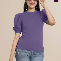 Mast & Harbour Women Pack Of 2 Puff Sleeve Top-picture-15