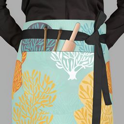ArtzFolio Printed Apron With 1 Patch Pockets image 3