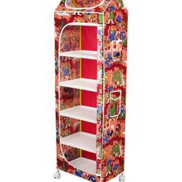 Little One's   6 Plastic Shelves Foldable Baby Storage Box Unbreakable Material (Plastic Structure)  Jungle Red-picture-16