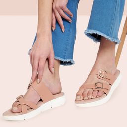 KazarMax Magnolia Flat Sandals - Peach-image-37