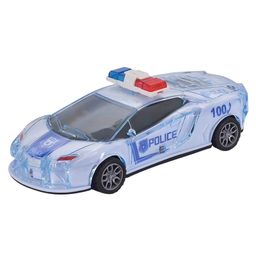 ADKD Police Car with Lights, Friction Powered, Music and Siren Sound Car Toy for Kids- Multicolor-26