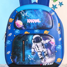 Polo Class Space Theme Printed Hard Shell Backpack Blue - Height 11 Inches-image-44