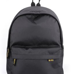 QIPS Solid Laptop Backpack for school & college -16inch --Black-image-3