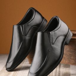 Auserio Men Leather Formal Slip-Ons-image-90