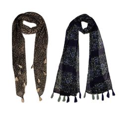 StoleVilla Floral Chiffon Stoles-image-29