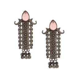 SANAA CREATIONS Leaf Shaped Drop Earrings image 2
