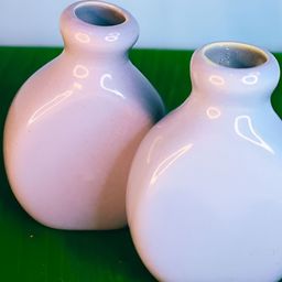 TheYUGO 2Pcs Lavender-Colored Textured Ceramic Flower Vases-picture-42