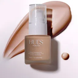 HUES FOR HIM Full Coverage Liquid Foundation - 20 ml - Natural Glow 04-45