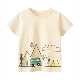 LULU & SKY Boys Printed Organic Cotton T-shirt-picture-43